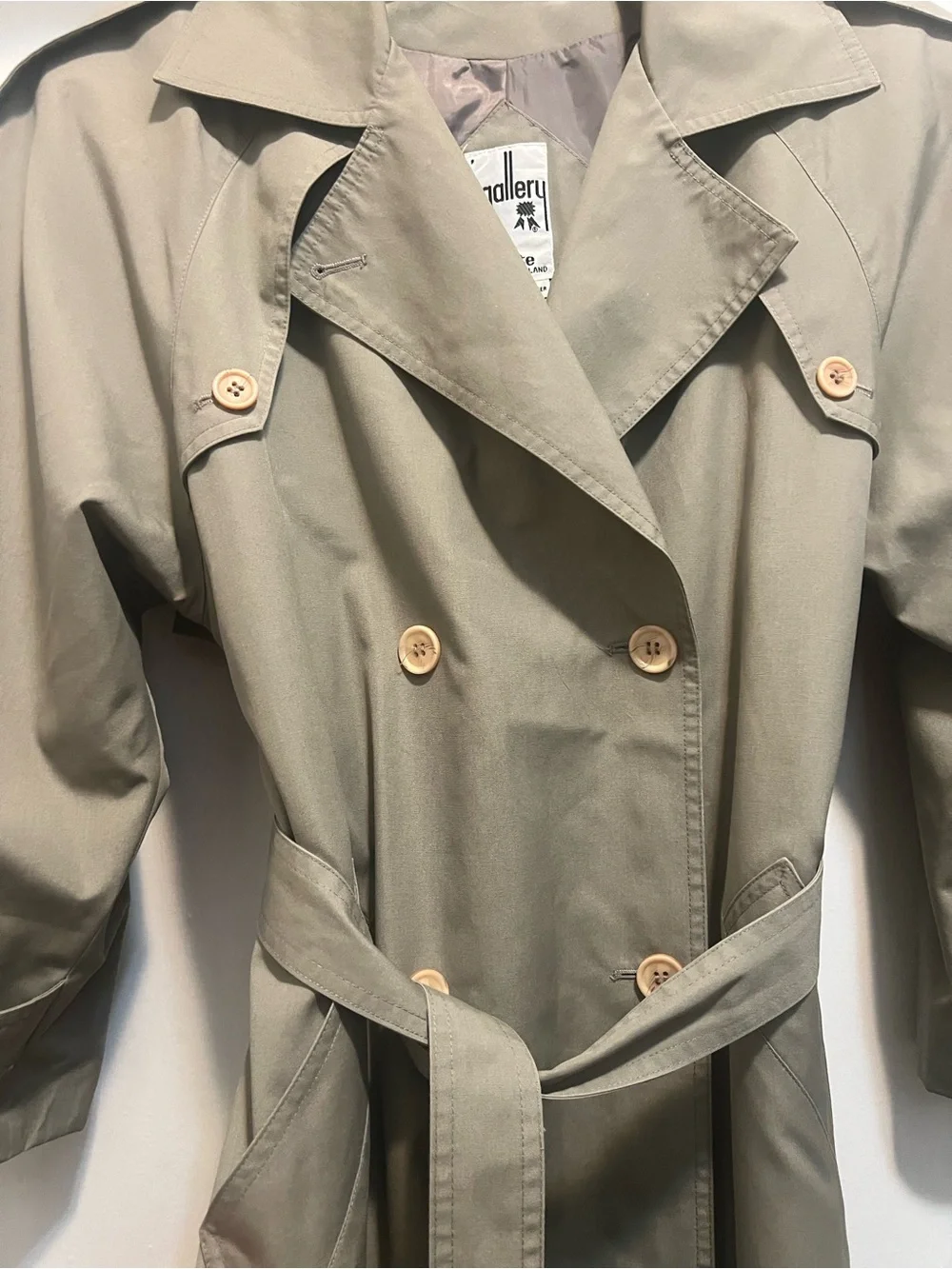 🍂📚 J. Gallery Petite Vintage Trench — Back to School Layer 📚🍂